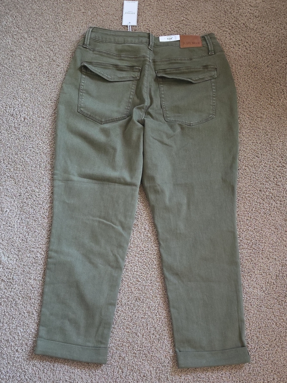 Judy Blue Dark Forest Crop Jeans - Picture 3 of 8